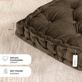 Serenity Velvet Multipurpose Seat Cushion 40x40cm Square Shape Seating