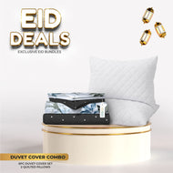 Eid Exclusive Deals on Duvet cover set and pillows Botanica