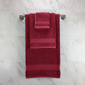 Cotton Home Ultimate Towel Collection - 8 Piece Bundle Burgundy