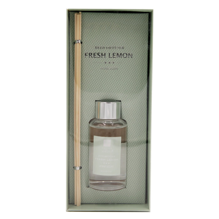 Cotton Home Reed Diffuser Fragrance Set For Bedroom Living Room Office - Fresh Lemon