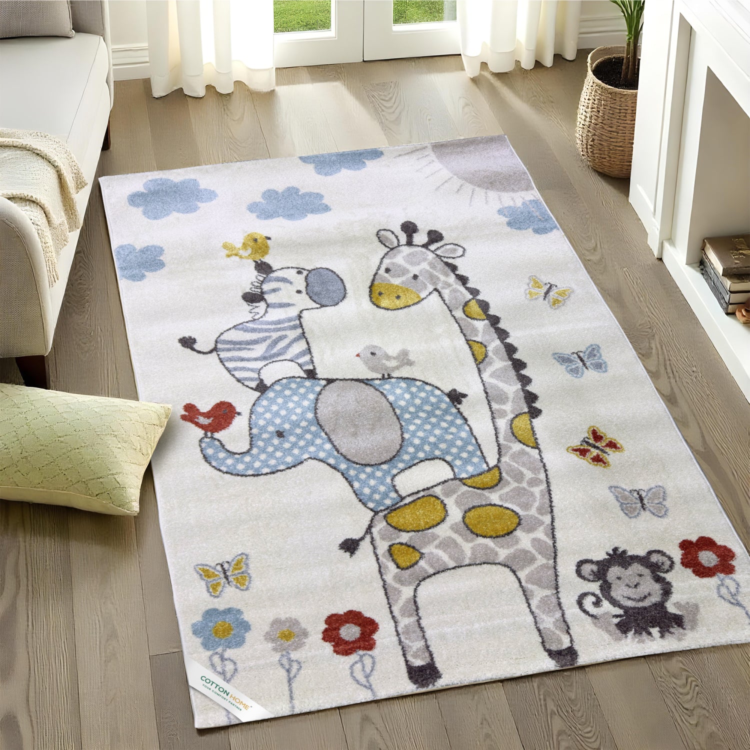 Turkish Carpet Cartoon Premium Living Room, Kids Bedroom & Dining Room Design