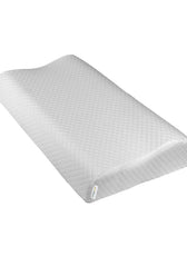 Cervical Support Memory Foam Pillow for Neck and Shoulder Pain Relief, Washable Cover 60x35x9-11 CM - Cotton Home