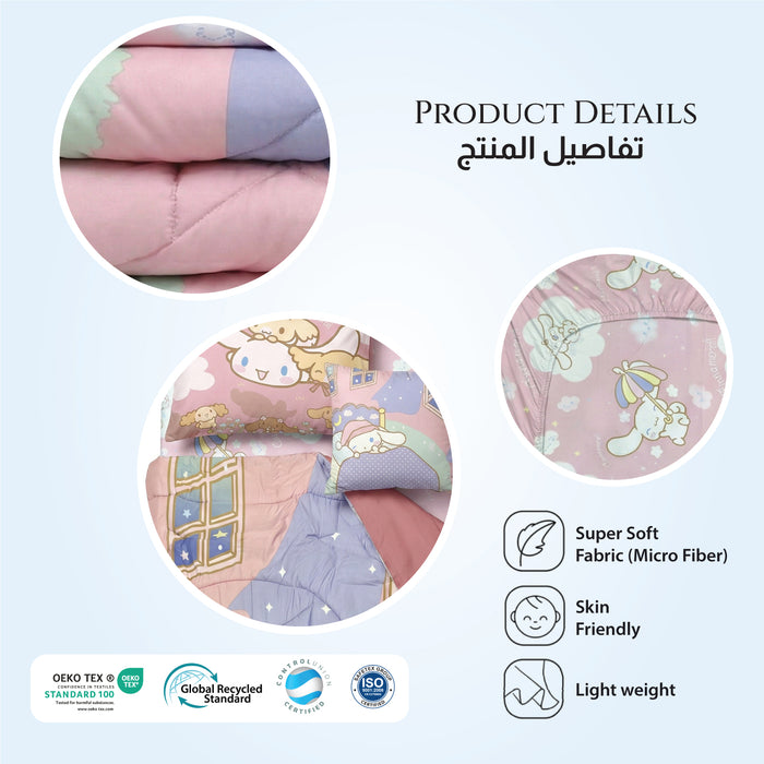 Cinnamoroll Kids Bedding Set – 5 Piece Comforter Set
