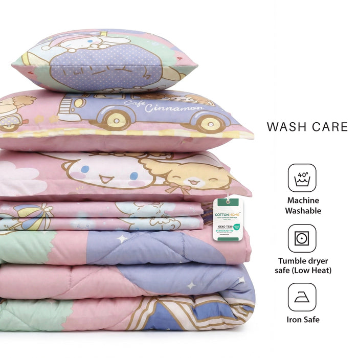 Cinnamoroll Kids Bedding Set – 5 Piece Comforter Set