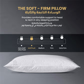 Premium Quality Light Weight Majestic Pillow Suitable for Back Sleeper and Side Sleeper Pillow 45x70 cm