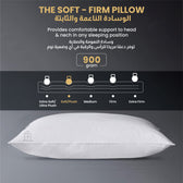 Premium Quality Standard Majestic Pillow Suitable for Back Sleeper Pillow 50x75 cm
