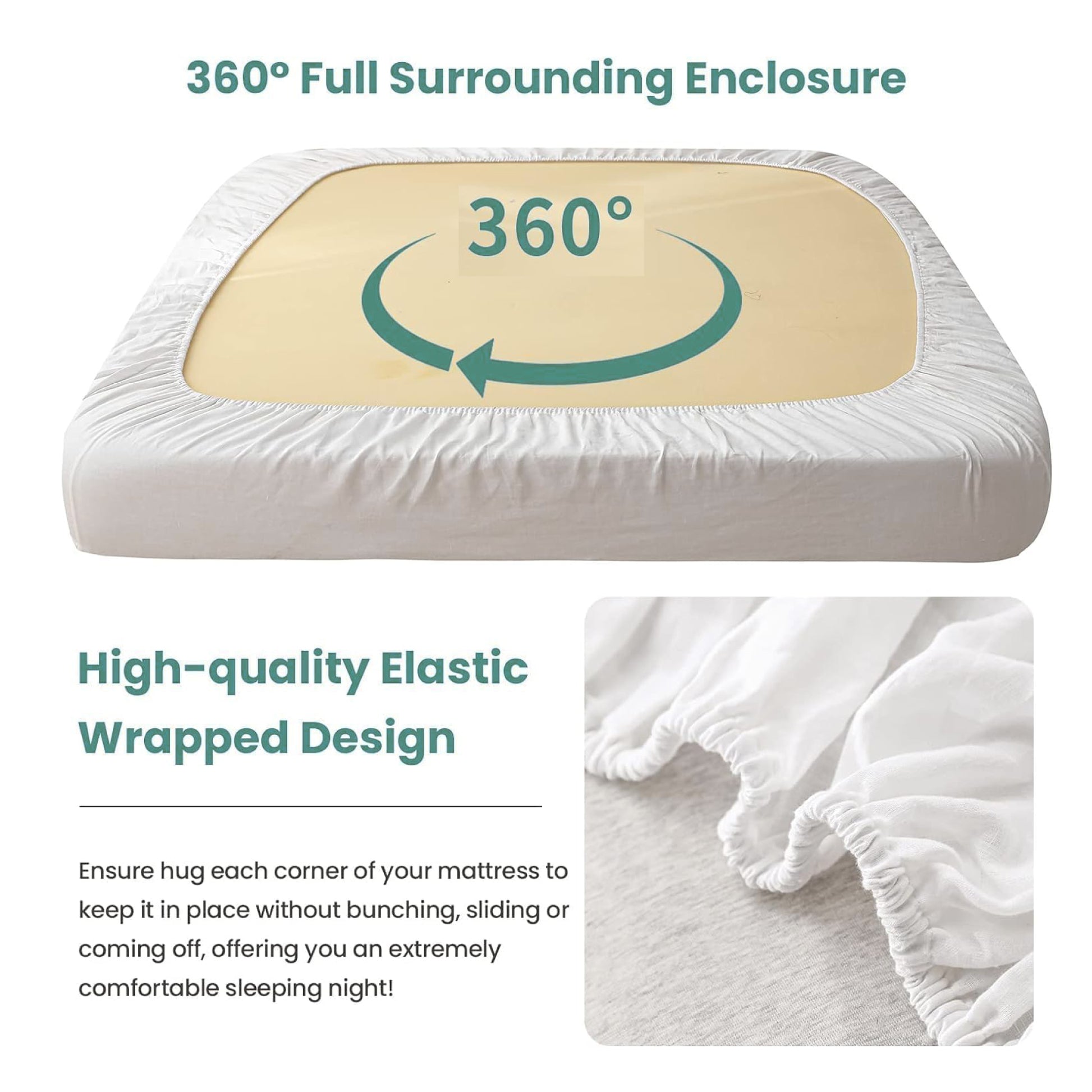 6 Pieces Duvet Cover Set –  220x240cm – Elegant Floral Bedding 01