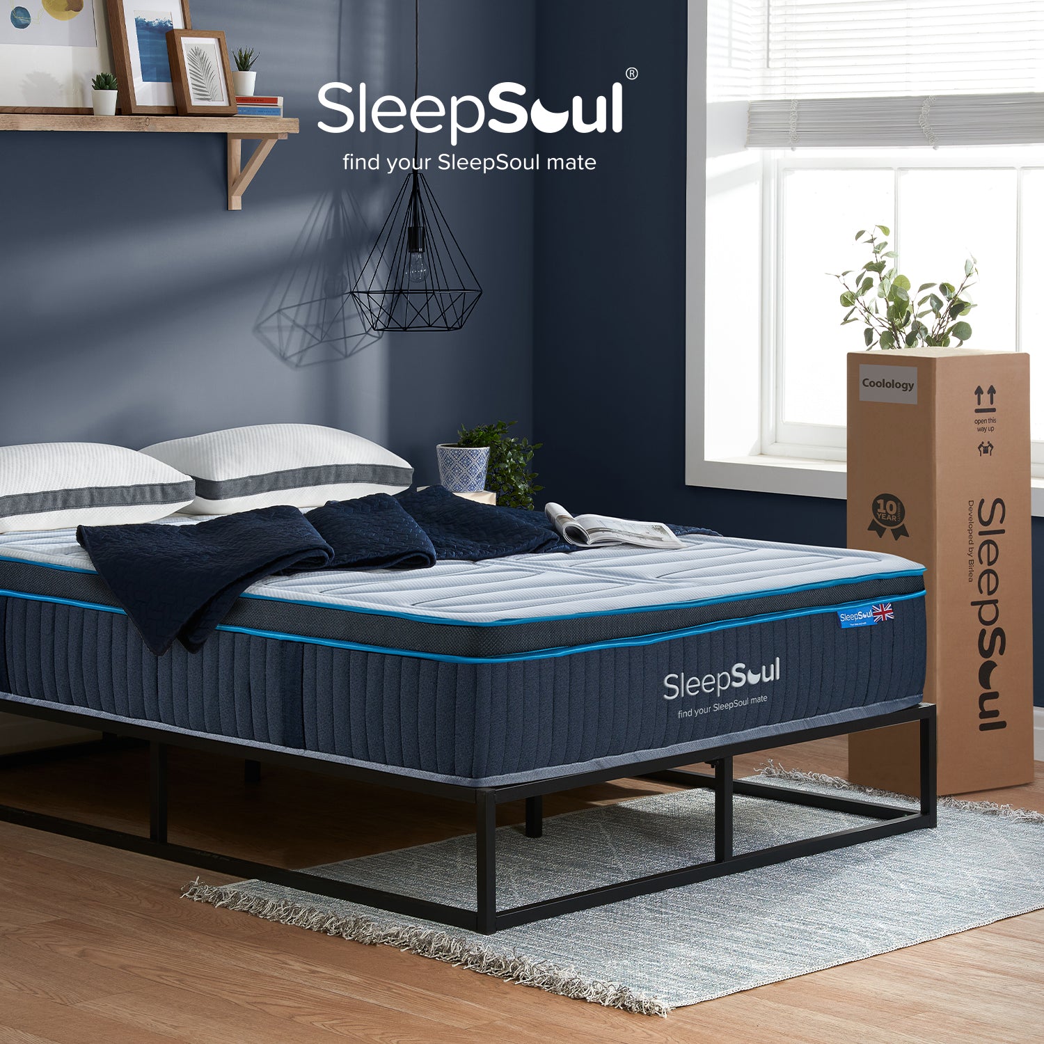 SleepSoul Coolology 1200 Pocket Cool Gel Mattress 200X200