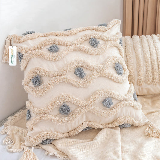 New Year Essentials Combo – 4PC Boho Cushion Covers & Cushion Bundle 30