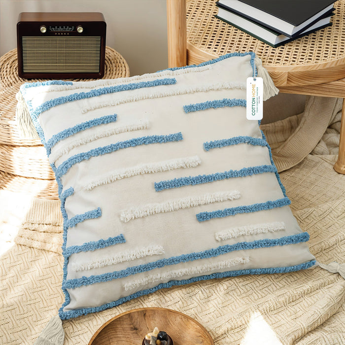 Home Fest 2025 Comfort Combo – 3PC Throw Pillow 45x45cm Stripe