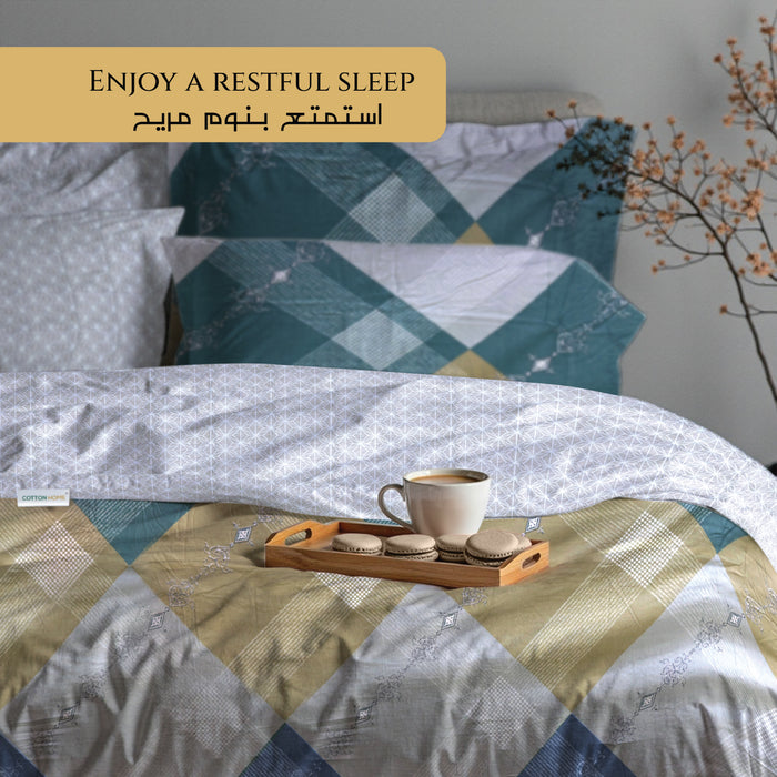 Back to School Bedding Combo – 9PC Cushion Duvet Cover Set with Duvet 220x240cm at Special Price!