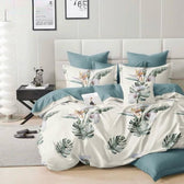 Premium Quality Super Soft King Size 6 pieces Duvet Cover Set 220x240cm Lily