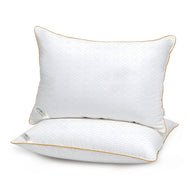 Royal Angler High Quality Loom Design Ultra Soft Premium Egyptian Cotton Dobby Jacquard  Pillow 50x75cm White