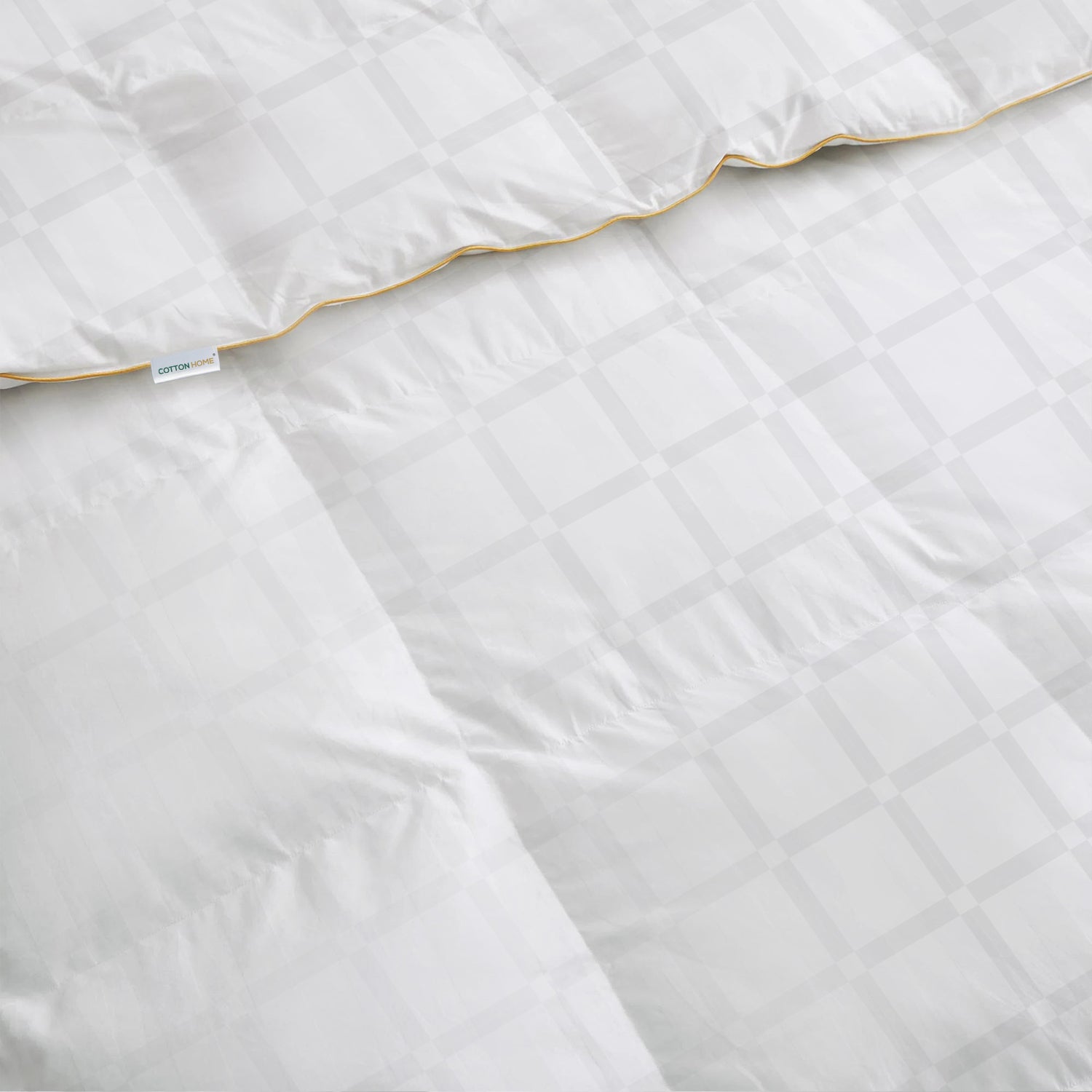 Egyptian Cotton Grid 220x240cm Duvet