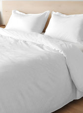 Egyptian Cotton 6 Piece Duvet Cover Set 220x240cm White Loom