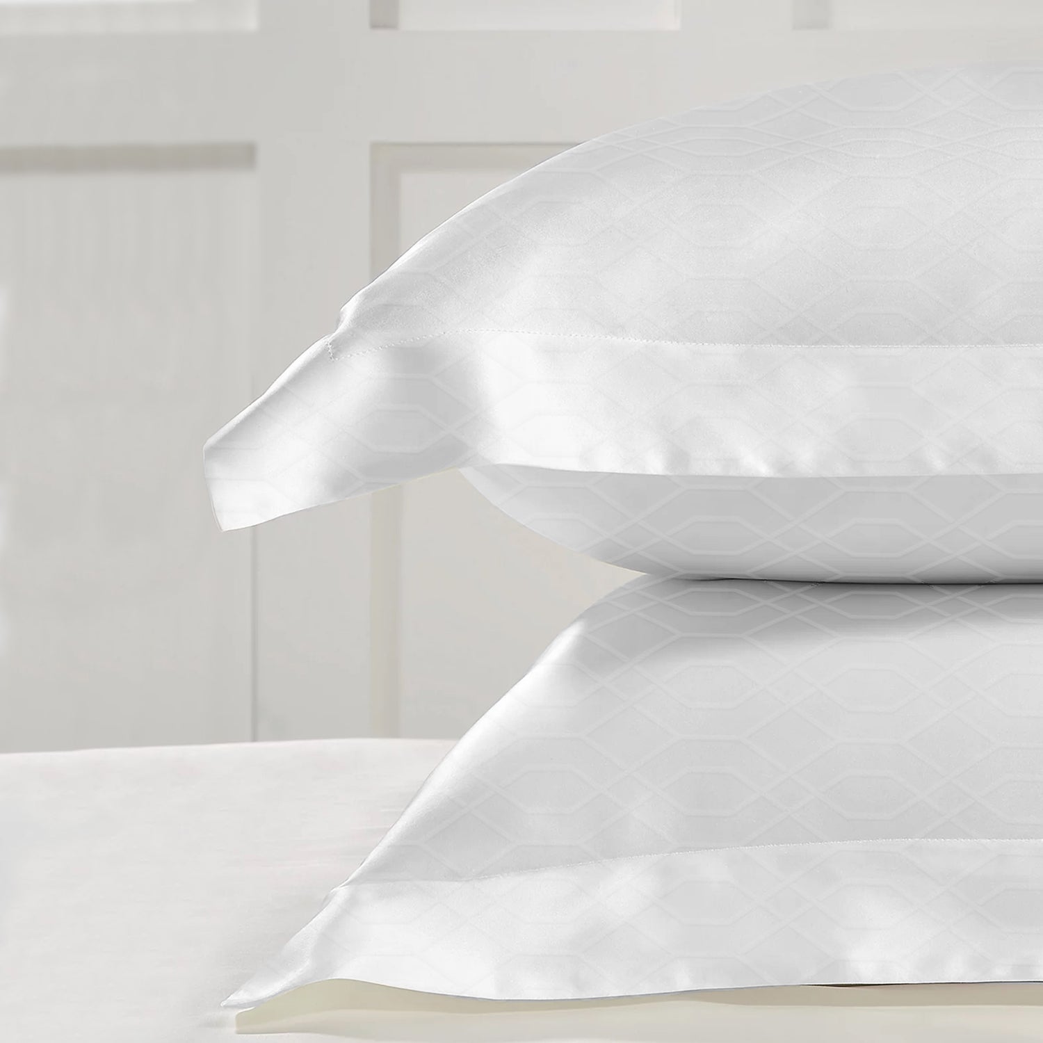 Egyptian Cotton 6 Piece Duvet Cover Set 220x240cm White Loom