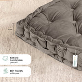 Serenity Velvet Multipurpose Seat Cushion 40x40cm  Pack of 2  Square Shape Seating