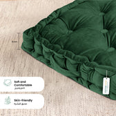 Serenity Velvet Multipurpose Seat Cushion 40x40cm  Pack of 2  Square Shape Seating