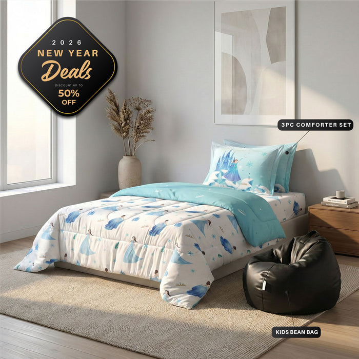 New Year Essentials Combo – Kids Bedding & Bean Bag Bundle 10