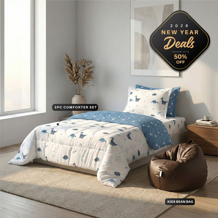 New Year Essentials Combo – Kids Bedding & Bean Bag Bundle 12