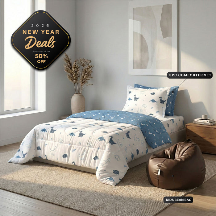 New Year Essentials Combo – Kids Bedding & Bean Bag Bundle 12