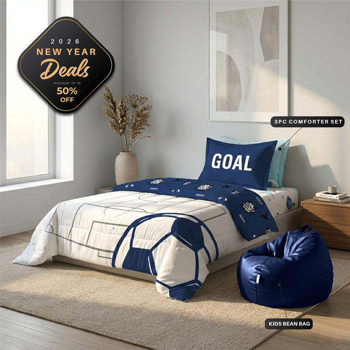 New Year Essentials Combo – Kids Bedding & Bean Bag Bundle 14