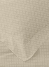 Egyptian Cotton Dobby 3PC Fitted Sheet 200X200+30CM Tiled Beige