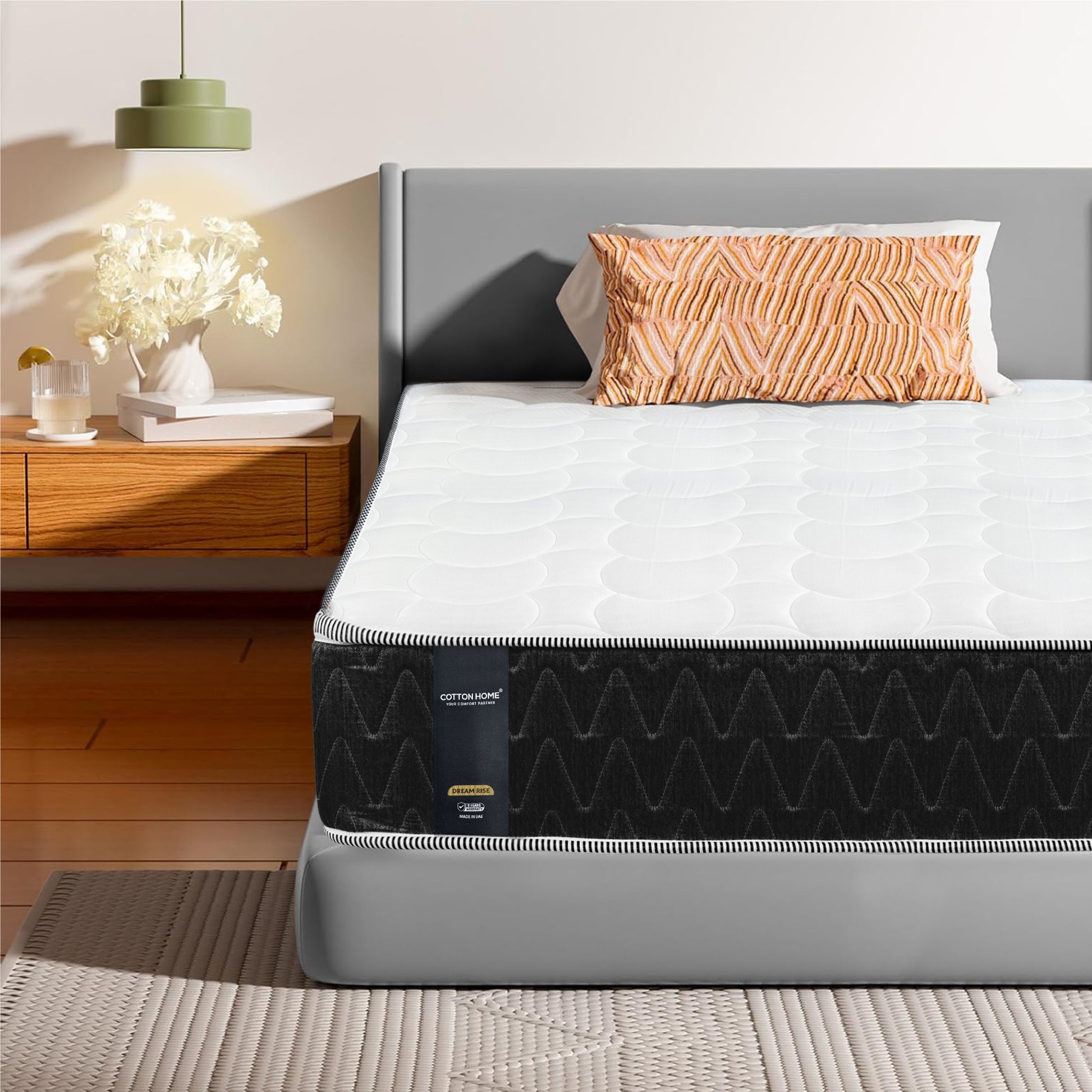 Cotton Home Dream Rise Bonnell Spring Medical Mattress Single