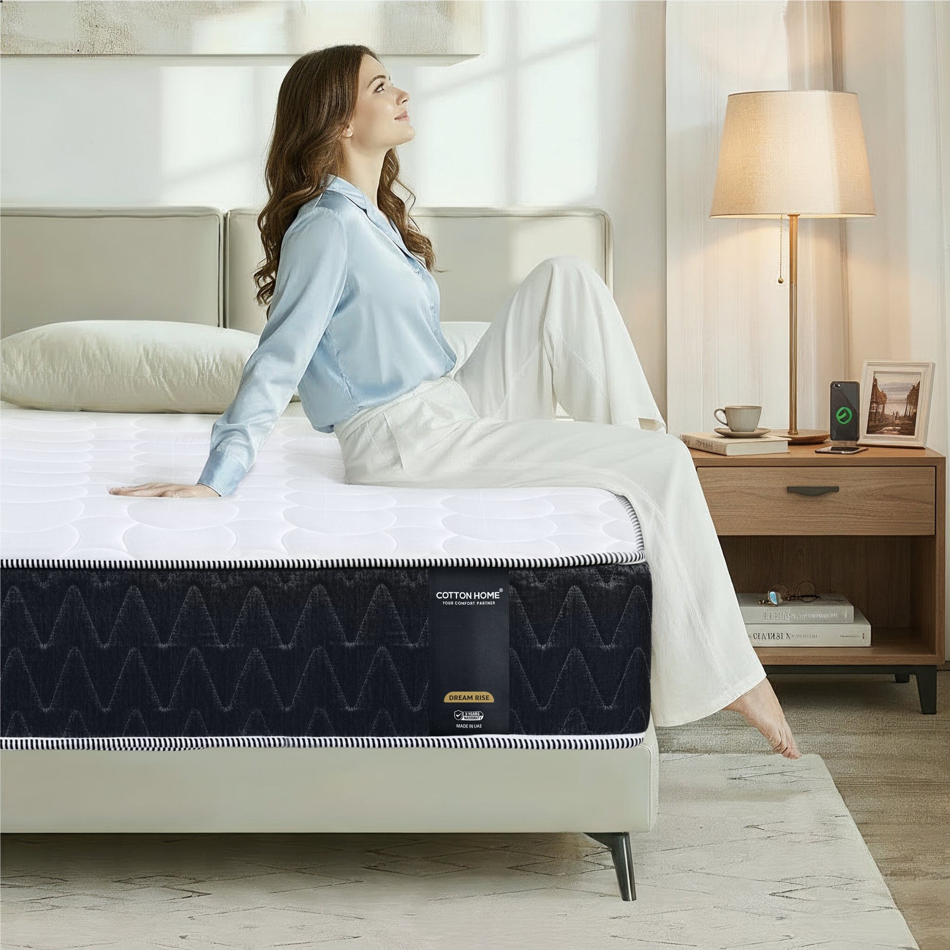 Cotton Home Dream Rise Bonnell Spring Medical Mattress Single