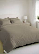 6 Piece Duvet Cover Set 220x240cm Supersoft Grey