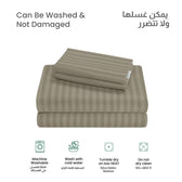6 Piece Duvet Cover Set 220x240cm Supersoft Grey
