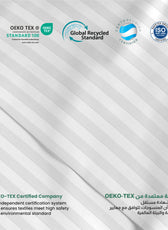 6 Piece Duvet Cover Set 240x260cm Supersoft White