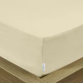 Super Soft Fitted sheet 120x200+25 cm - Beige