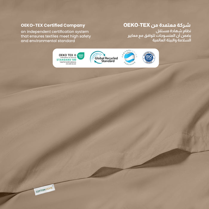Flat Sheet Super Soft King 220x240cm-Golden