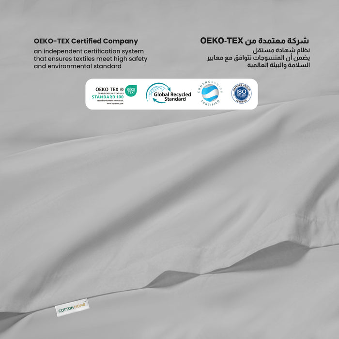 Flat Sheet Super Soft King 220x240cm-Gray