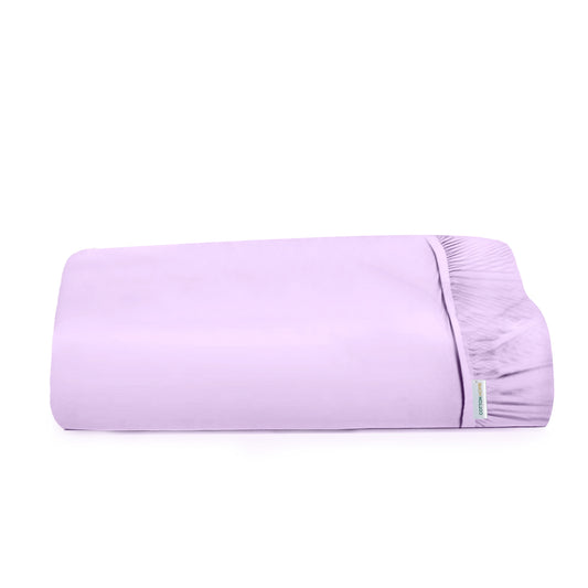 Super Soft fitted sheet 90x200+20 CM - Light Purple