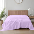 Flat Sheet Soft Single 160x220cm-Light Purple