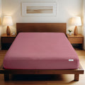 Super Soft Single Fitted sheet 90x200+20 CM  Mauve with Deep Pockets
