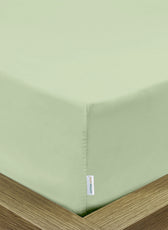 Super Soft Single Fitted sheet 90x200+20 CM Mint Green with Deep Pockets - Cotton Home