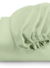Super Soft Single Fitted sheet 90x200+20 CM Mint Green with Deep Pockets - Cotton Home