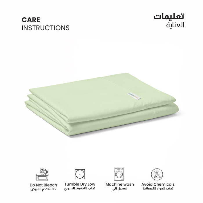 Flat Sheet Super Soft King 220x240cm-Mint Green