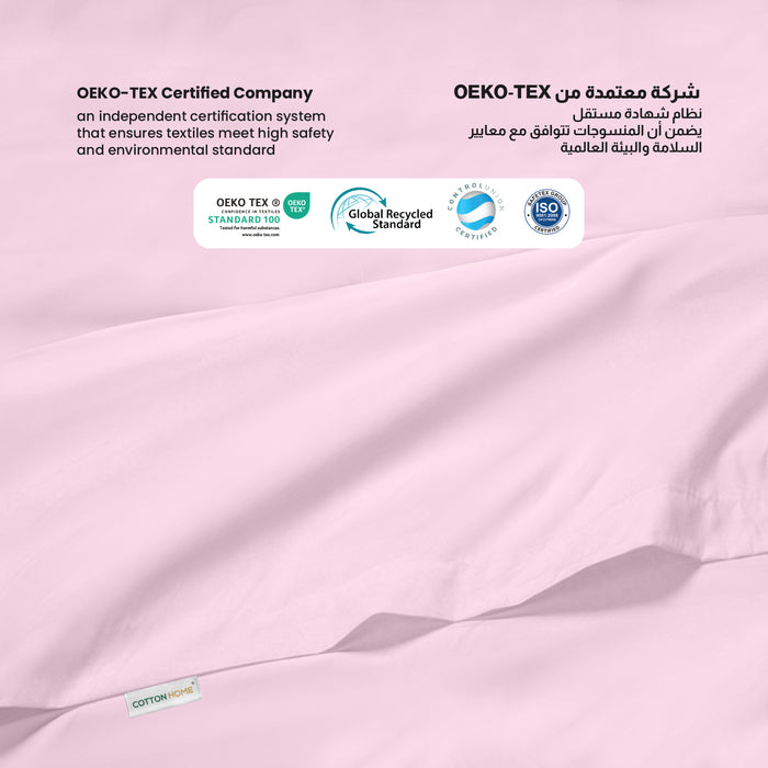 Flat Sheet Soft Single 160x220cm-Pink