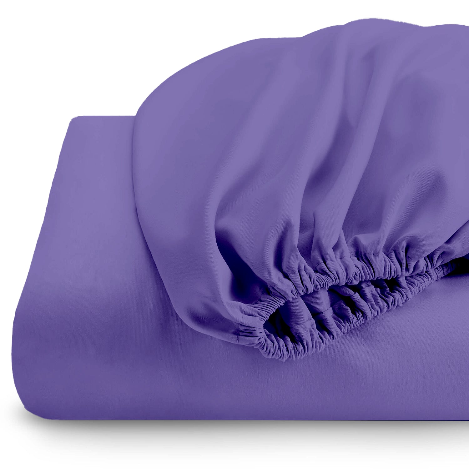 Premium Quality Super Soft Purple Fitted sheet 120x200+25 cm with Deep Pockets