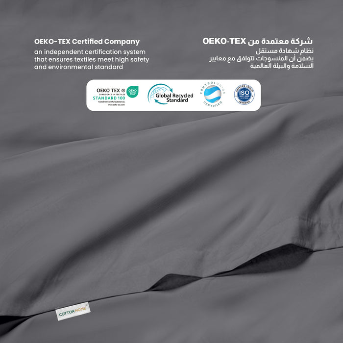 Flat Sheet Soft Single 160x220cm-Silver