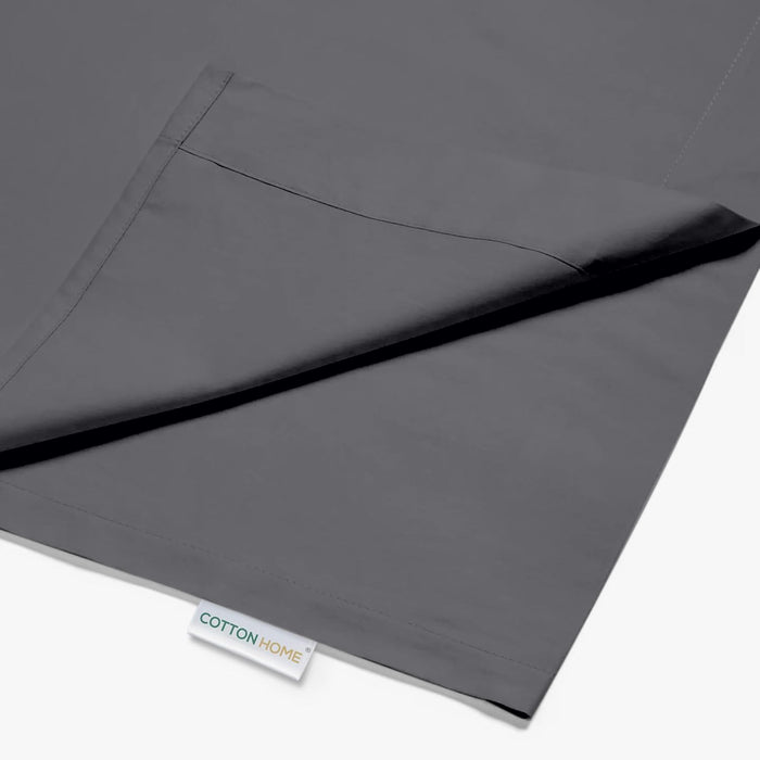 Flat Sheet Soft Single 160x220cm-Silver