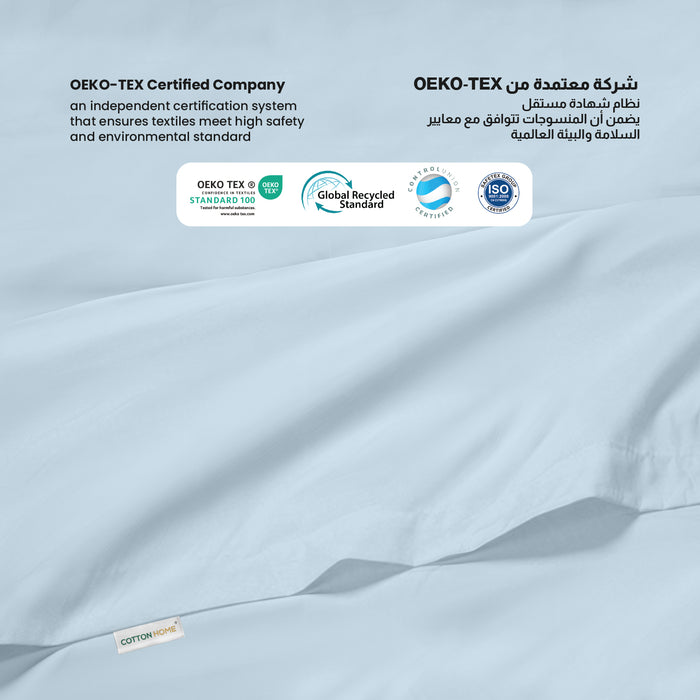 Flat Sheet Super Soft King 220x240cm-Sky Blue