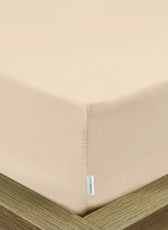 Super Soft Fitted Sheet 90x200+20 CM Stone with Deep Pockets - Cotton Home