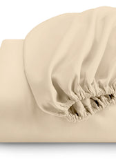 Super Soft Double Size Fitted sheet 120x200+25 cm Stone with Deep Pockets - Cotton Home
