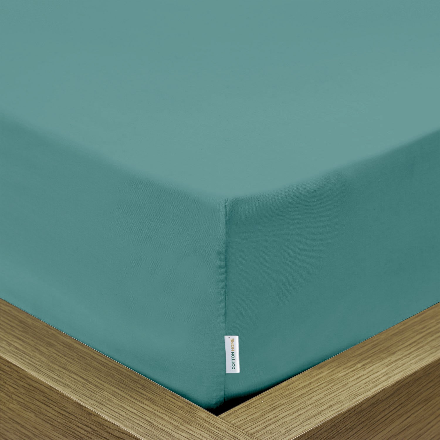 Super Soft Twin Size Fitted sheet 160x200+30 CM Teal with Deep Pockets