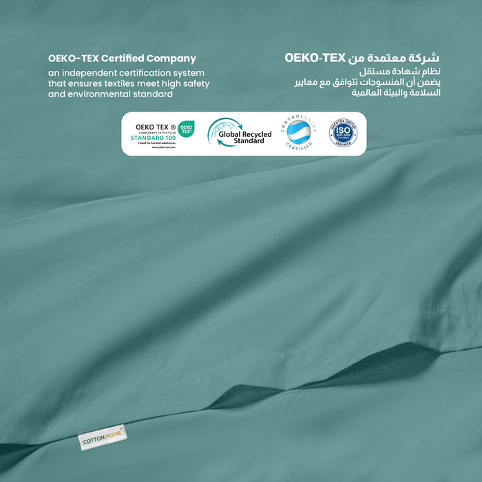 Flat Sheet Soft Single 160x220cm-Teal